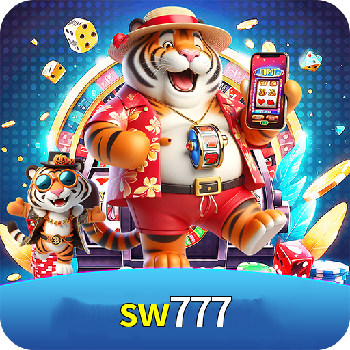 Imagem promocional da sw777 mostrando a plataforma e suas vantagens